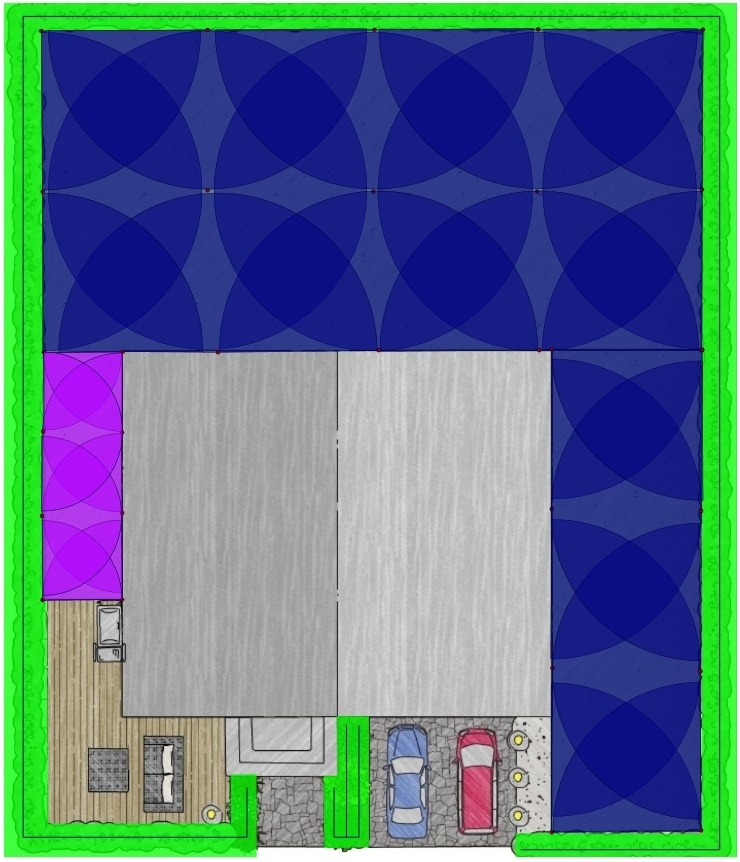 Zestaw do nawadniania 700m2 Hunter 8 sekcji