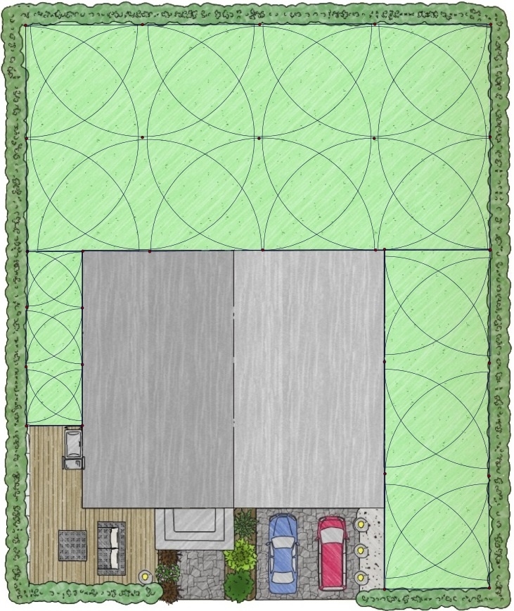 Zestaw do nawadniania 700m2 Hunter 8 sekcji