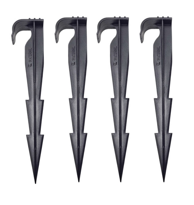 Uchwyty do mocowania rury fi 16 i linii kroplującej