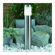 ALBUS lampa stojąca Led 2W stal nierdzewna IP44