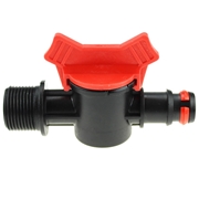 Zawór cylindryczny plastikowy ⌀20 x 3/4" (GZ)