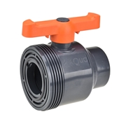 Zawór kulowy 3" plastikowy F-F AQ-66 Automat