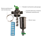 Filtr siatkowy F6400 3" półautomat Rivulis