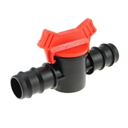 Zawór plastikowy do rur LDPE ⌀ 25x25 wciskany