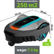 Robot koszący smart SILENO city 250 GARDENA (19601-72)