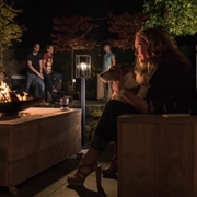 LIMOSA 70 lampa stojąca led filament 4 W kolor czarny IP44 (