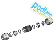 Kolanko PE 16 x 1/2" GW PN10 Fish