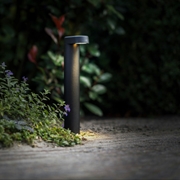 OSCAR Ludeco lampa stojąca Led 1W biały c. stal nierdz. czar