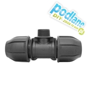 Trójnik PE M (GZ) 20-1/2"-20, PN16, Fish