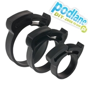 Obejma zaciskowa, opaska do rur PE 16-20 mm