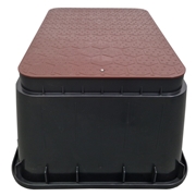 Studzienka zaworowa JUMBO – Brązowa Wood (6 elektrozaworów)