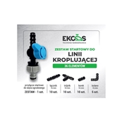 Zestaw złączek do linii kroplującej fi 16