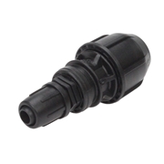 Podłączenie linii kroplującej z rurą 25 x 16