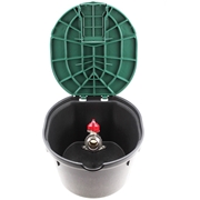 Studzienka, puszka poboru wody z zaworem