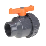 Zawór kulowy 2 1/2" plastikowy AQ-67 Automat