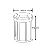 Oprawa najazdowa POENRGL2 GU10 IP67