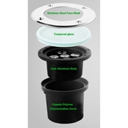 Oprawa najazdowa POPEL18012 IP67 biały 3000K