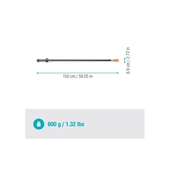 Cleansystem trzonek M, z przepływem wody GARDENA (18802-20)