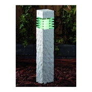 TITAN LED słupek efekt kamień polimer