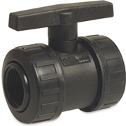 Zawór kulowy PVC 1"-2 1/2" z uszczelką EPDM