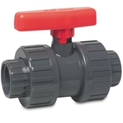 Zawór kulowy PVC 1/2"- 4" z uszczelką EPDM