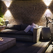 KINKIET OGRODOWY ACE UP-DOWN 100-230V CORTEN  IN-LITE