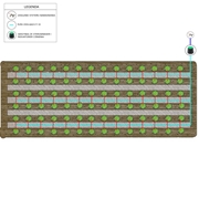 Automatyczny zestaw nawadniania tunelu i szklarni 360 roślin