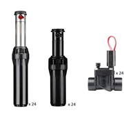 Zestaw nawadnianie boiska 24 zraszacze Hunter