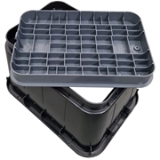 Studzienka zaworowa STANDARD - 4 elektrozawory szara