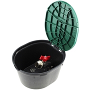 Studzienka, puszka poboru wody z zaworem