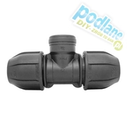 Trójnik PE F (GW) 25-1/2"-25 PN16 Fish