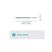 Cleansystem – trzonek teleskopowy M - XL (18804-20)