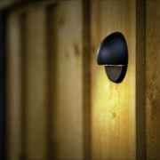 VIDAR Ludeco kinkiet LED 1W biały c. czarny