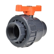 Zawór kulowy 3" plastikowy F-F AQ-66 Automat