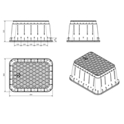 Studzienka zaworowa JUMBO – Zielona