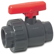 Zawór kulowy PVC 1/2"-2" z uszczelką EPDM