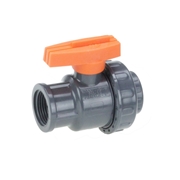 Zawór kulowy 1" plastikowy F-F AQ-63 Watermil