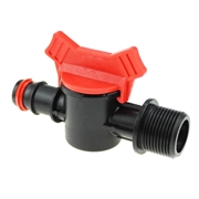 Zawór cylindryczny plastikowy ⌀20 x 3/4" (GZ)